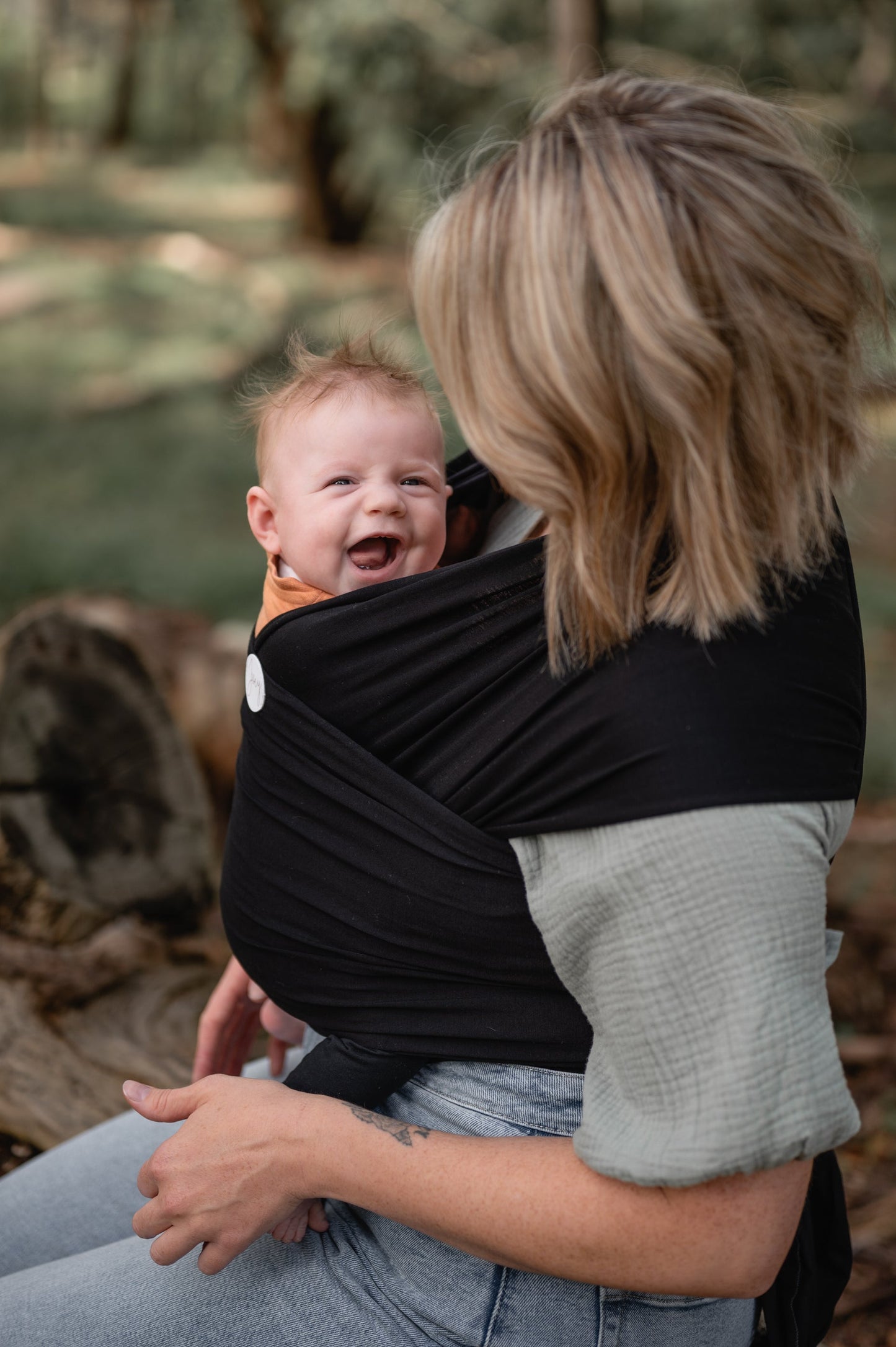 Baby Wrap Carrier | ‘Brookes’ | BY JOEY MAMA