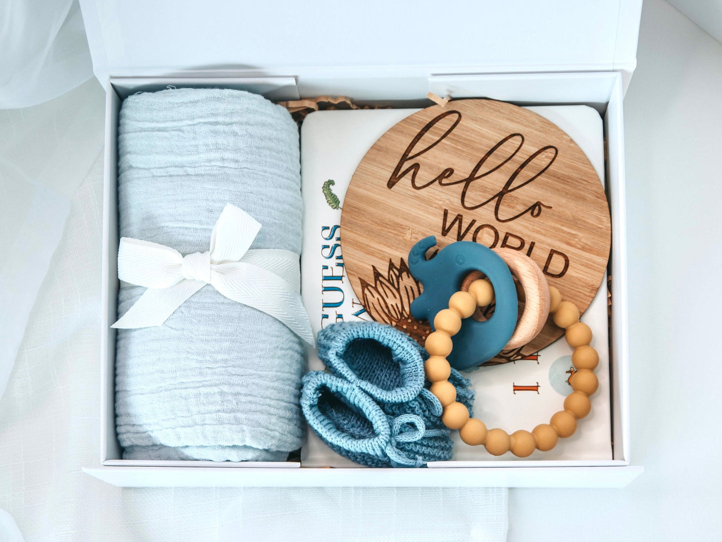 Welcome to the world Gift Hamper Blue | Small